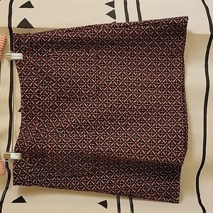 Loft Purple/Navy Blue Skirt